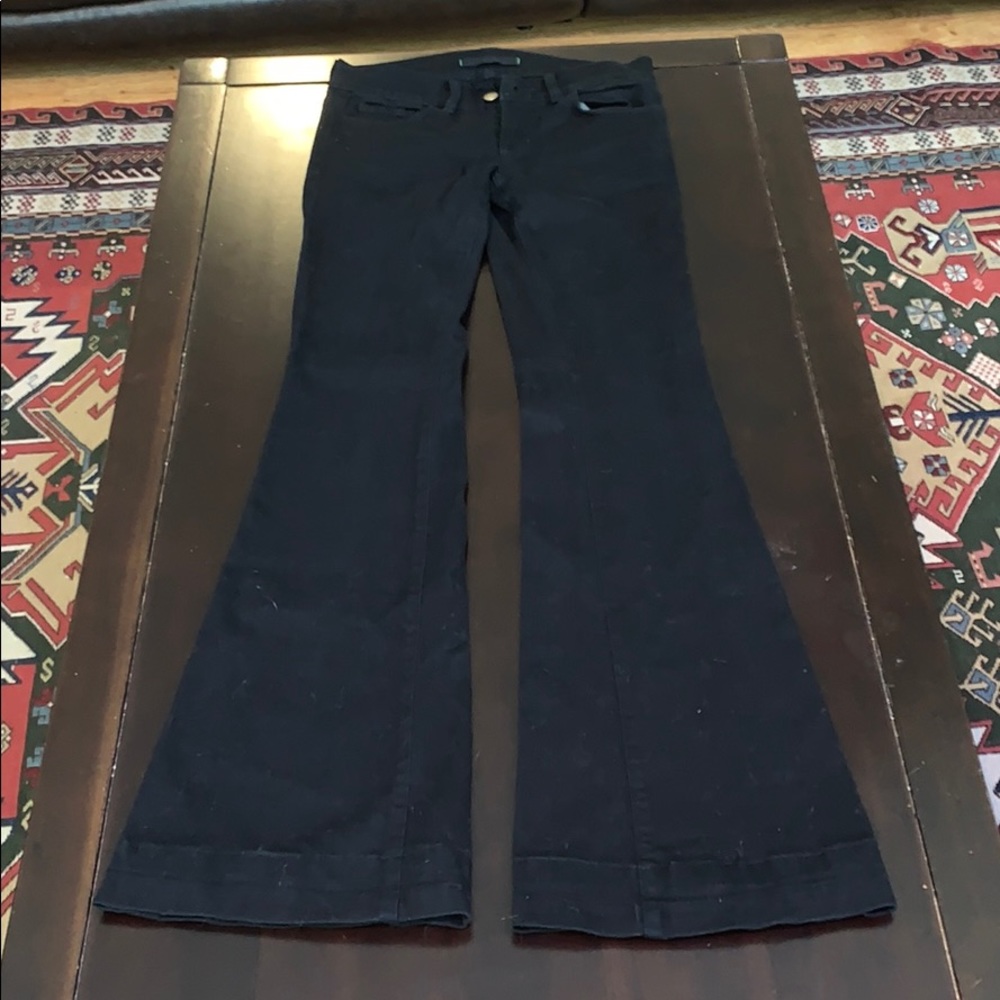 J Brand. Flare style black jeans size 26 long